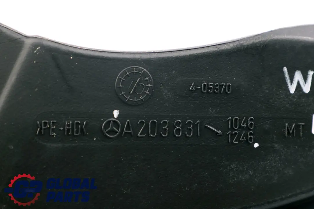  Mercedes-Benz C CLK Class W203 C209 Air Duct Plastic Pipe Right O/S - SKU A2038311246 - Part number A2038311246
