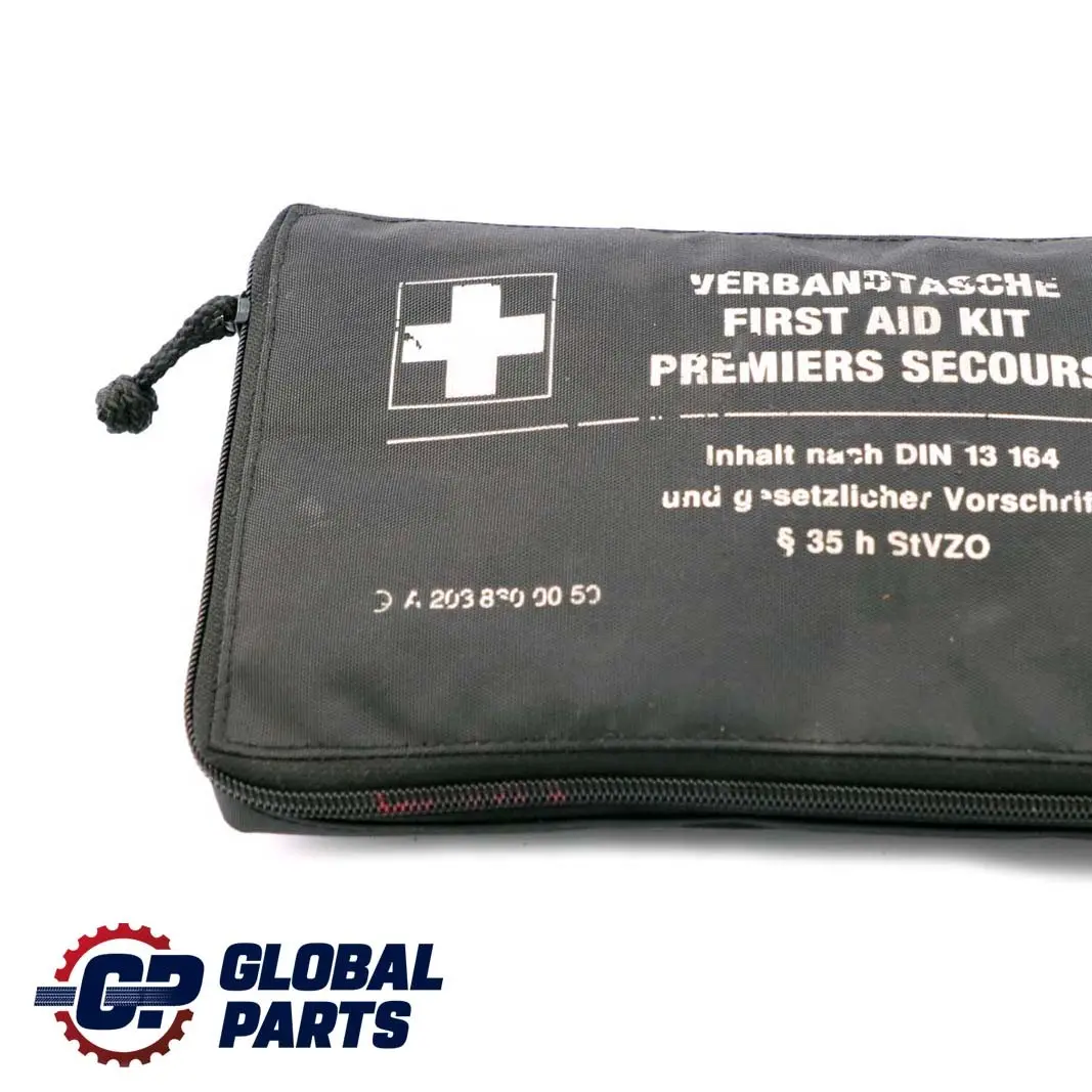  Mercedes-Benz C M Klasse ML W163 W203 First Erste Hilfe Kit Tasche - SKU A2038600050 - Teilenummer A2038600050