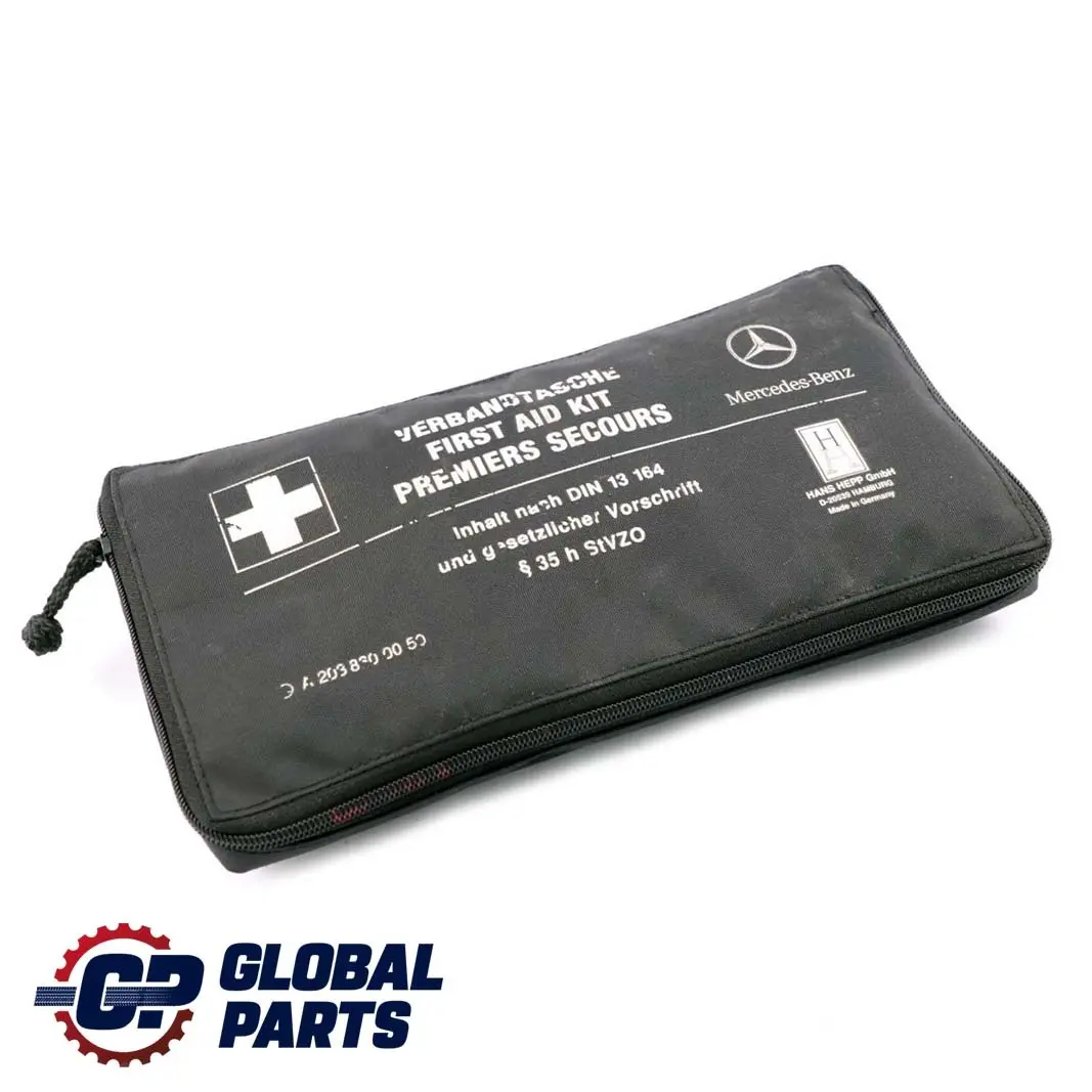  Mercedes-Benz C M Klasse ML W163 W203 First Erste Hilfe Kit Tasche - SKU A2038600050 - Teilenummer A2038600050