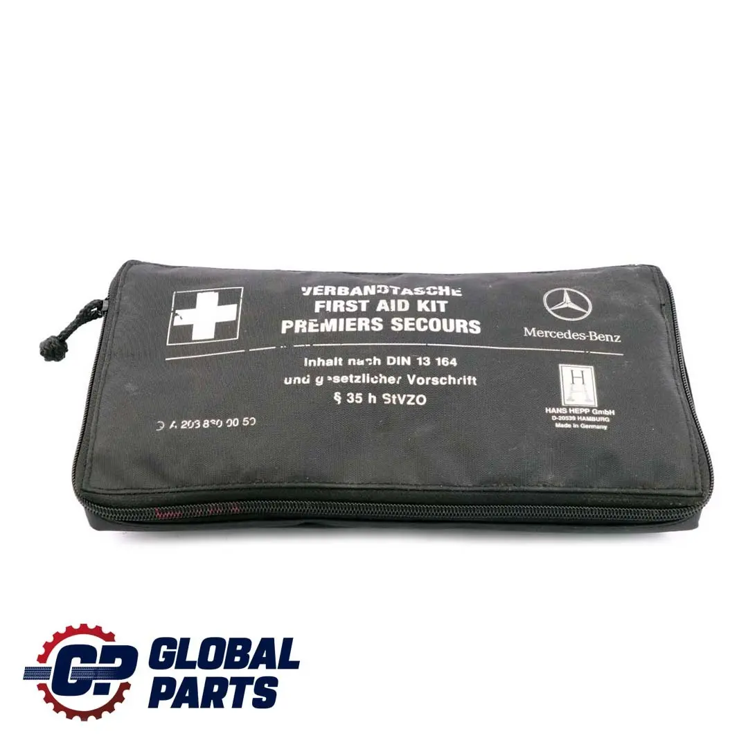 Bolsa Botiquín De Emergencia para Mercedes ML W163 W203 con número de pieza A2038600050 Mercedes ML W163 W203 Bolsa Botiquín De Emergencia - SKU A2038600050 - Número de pieza A2038600050