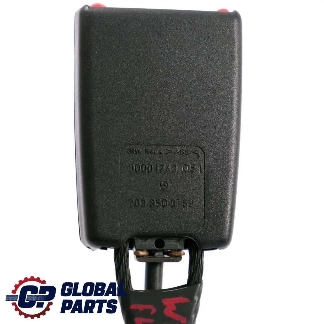 Mercedes W203 Hebilla Cinturón Seguridad Asiento Delantero - SKU A2038600169 - Número de pieza A2038600169