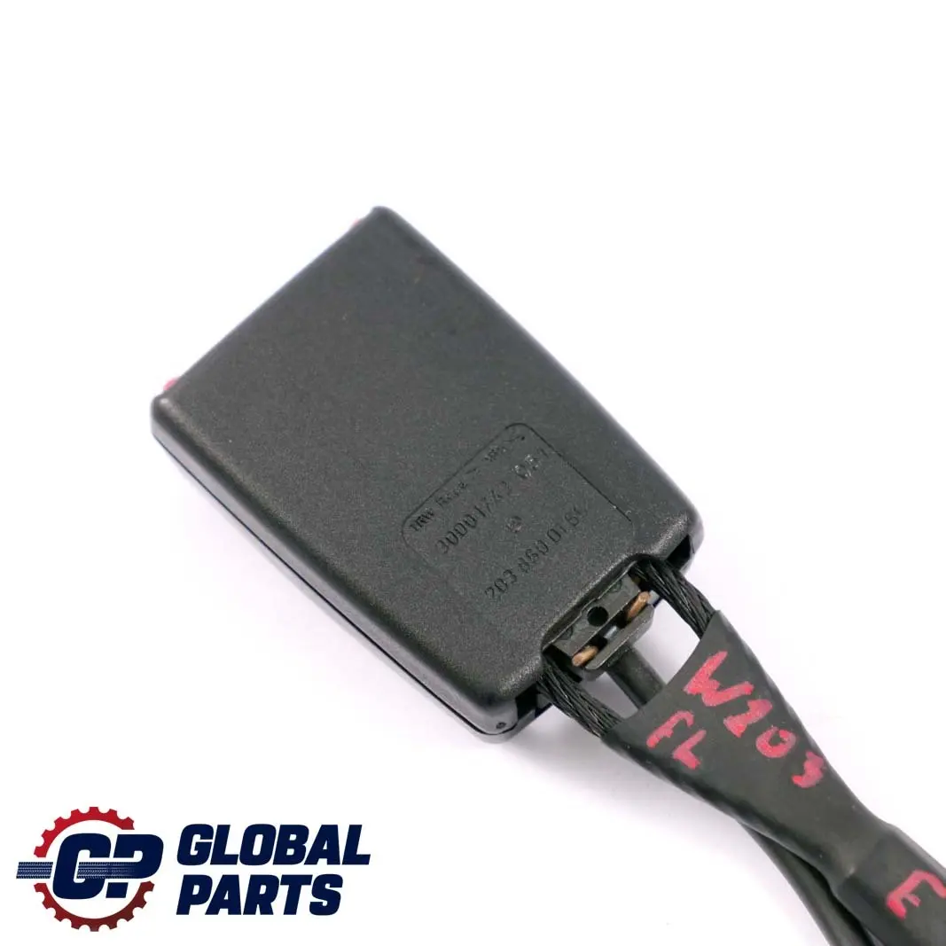 Fibbia Cintura Sicurezza Sedile Anteriore per Mercedes W203 con numero di parte A2038600169 Mercedes W203 Fibbia Cintura Sicurezza Sedile Anteriore - SKU A2038600169 - Numero di parte A2038600169