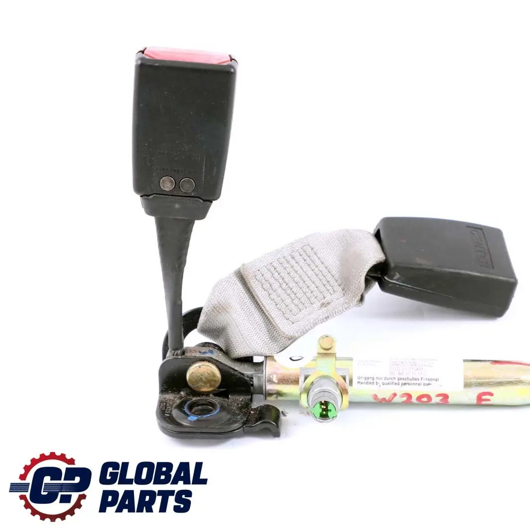 Mercedes-Benz C W203 Rear Right Centre Seat Belt Buckle Tensioner to with Part number A2038600269 Mercedes-Benz C W203 Rear Right Centre Seat Belt Buckle Tensioner - SKU A2038600269 - Part number A2038600269
