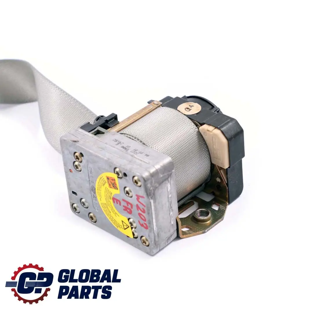 Mercedes-Benz C-Class W203 Front Right O/S Seat Belt Quartz Beige - SKU A2038600285 - Part number A2038600285