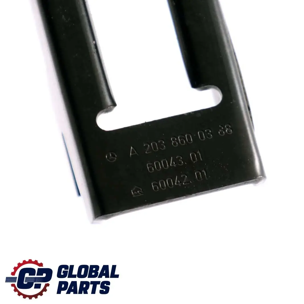 Ajustador altura cinturón asiento delantero izquierdo derecho para Mercedes CLC CL203 con número de pieza A2038600388 Mercedes CLC CL203 Ajustador altura cinturón asiento delantero izquierdo derecho - SKU A2038600388 - Número de pieza A2038600388