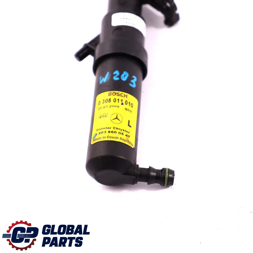 Mercedes W203 Izquierda Lavafaros Boquilla A2038600547