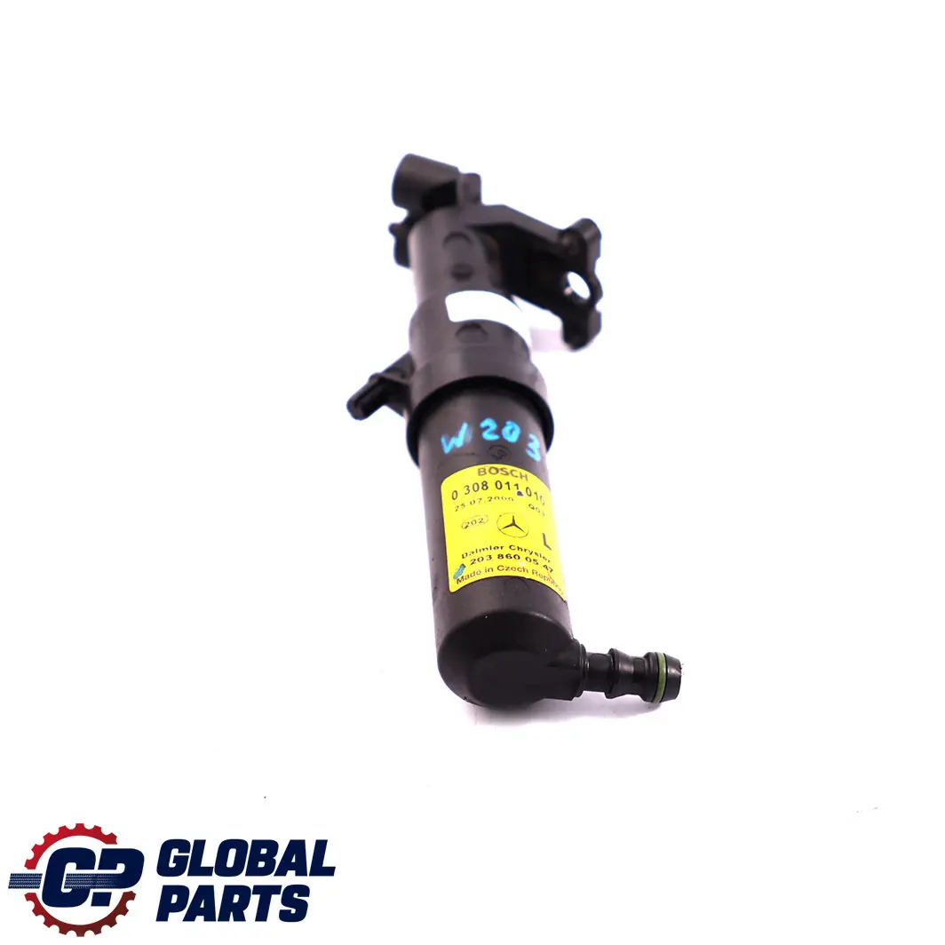 Mercedes W203 Gauche Buse de lavage de phare Jet - SKU A2038600547 - Numéro de pièce A2038600547