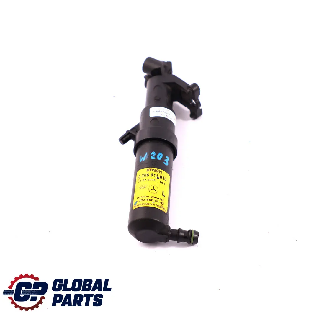 Mercedes W203 Izquierda Lavafaros Boquilla - SKU A2038600547 - Número de pieza A2038600547