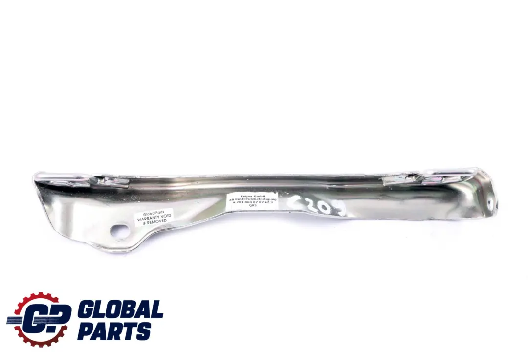 ISO Fix Bracket Mount Left N/S to Mercedes C209 Rear Seat with Part number A2038600787 Mercedes C209 Rear Seat ISO Fix Bracket Mount Left N/S - SKU A2038600787 - Part number A2038600787