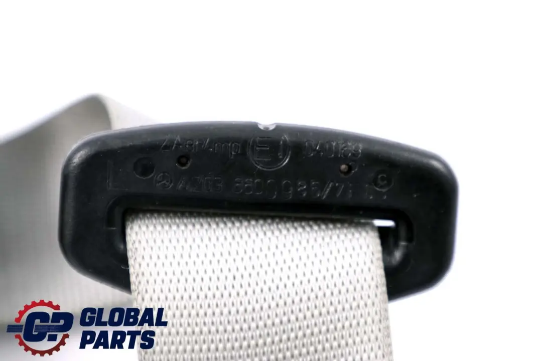  Mercedes-Benz C-Class W203 Front Left N/S Seat Belt Grey - SKU A2038600986 - Part number A2038600986