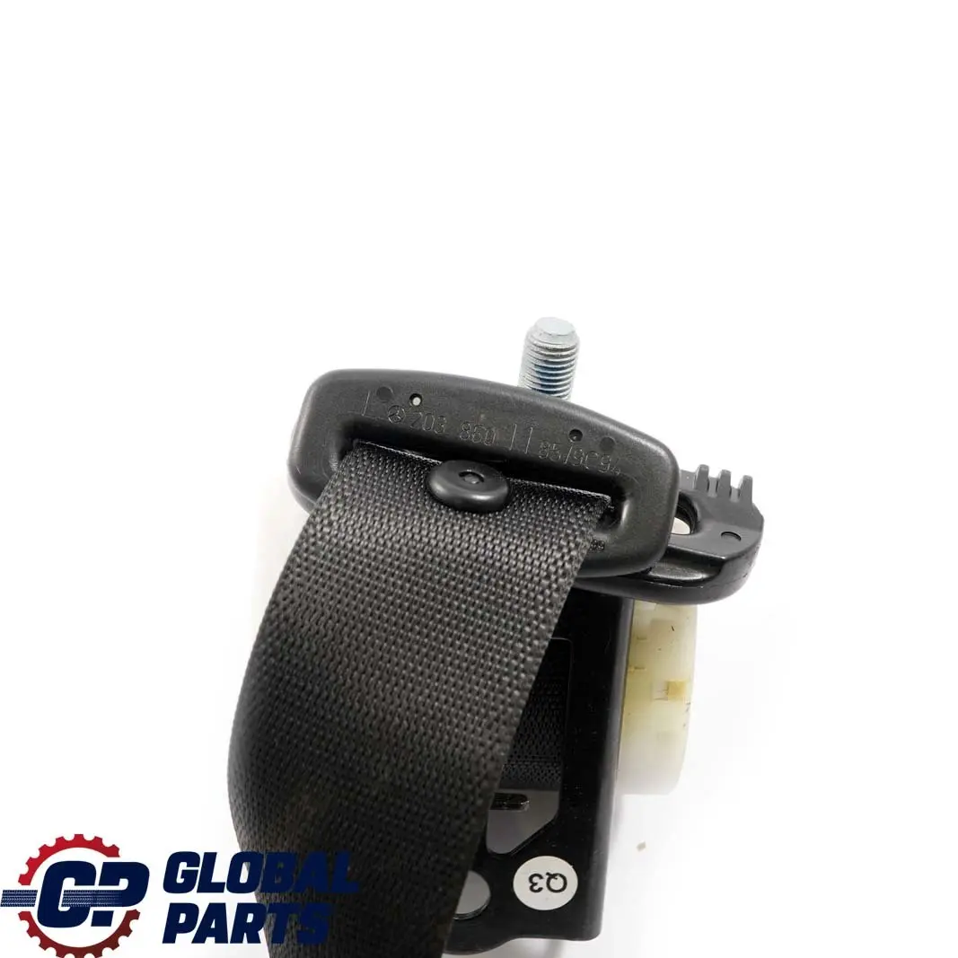 Mercedes-Benz CL203 Rear Left N/S Seat Belt Black to with Part number A2038601185 Mercedes-Benz CL203 Rear Left N/S Seat Belt Black - SKU A2038601185 - Part number A2038601185