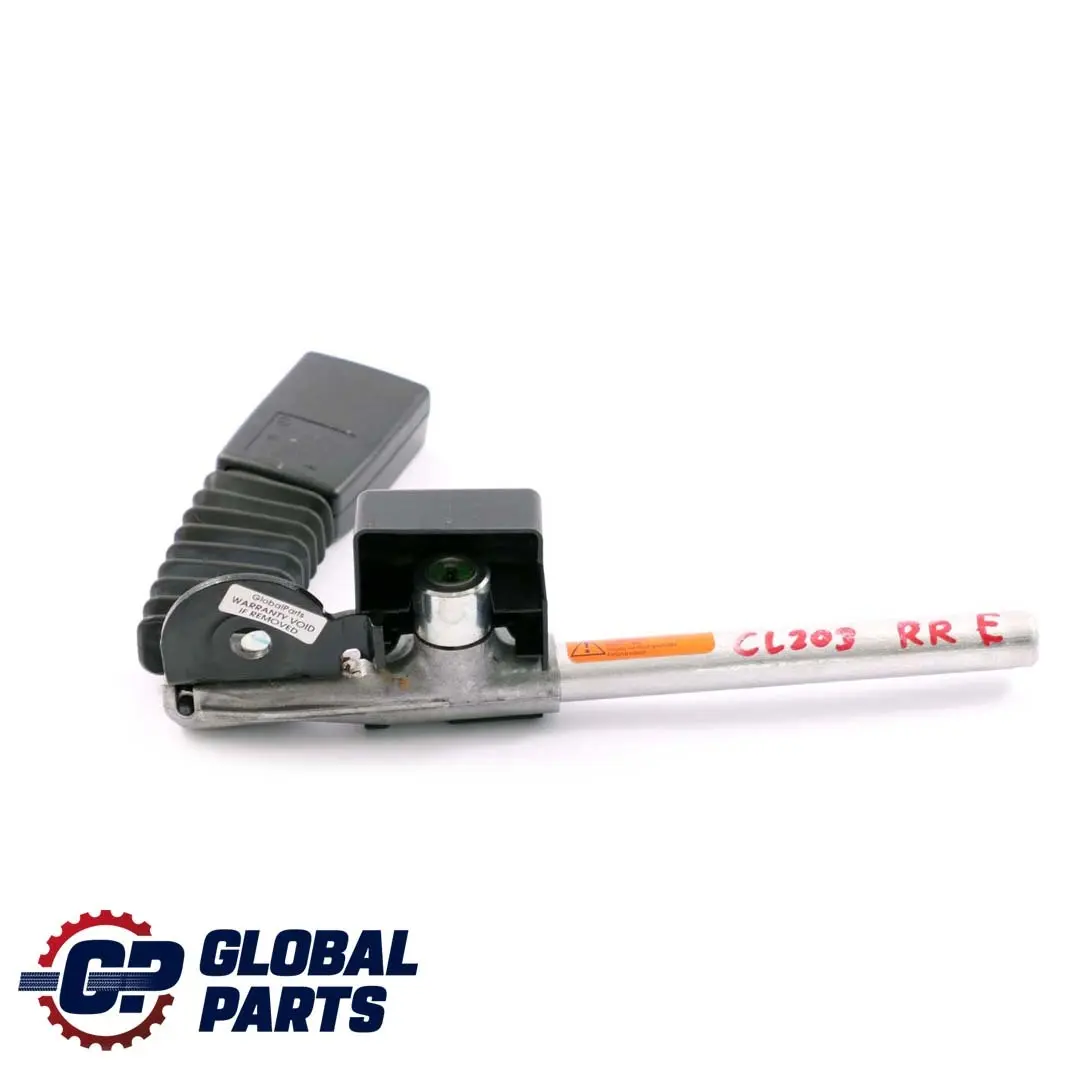 Mercedes CL203 Tensor hebilla cinturón seguridad trasero derecho - SKU A2038601869 - Número de pieza A2038601869