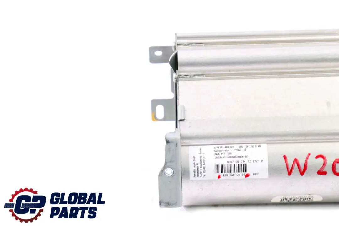 Classe C W203 Airbag avant côté passager tableau de bord pour Mercedes à propos du numéro de pièce A2038602905 Mercedes Classe C W203 Airbag avant côté passager tableau de bord - SKU A2038602905 - Numéro de pièce A2038602905