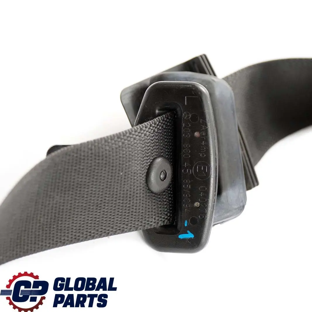 Mercedes-Benz C-Class W203 Front Left N/S Seat Belt Black to with Part number A2038604585 Mercedes-Benz C-Class W203 Front Left N/S Seat Belt Black - SKU A2038604585-1 - Part number A2038604585