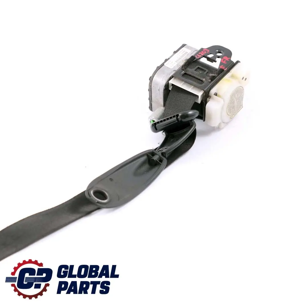 Cinturon De seguridad delantero derecho Negro para Mercedes CL203 con número de pieza A2038605685 Mercedes CL203 Cinturon De seguridad delantero derecho Negro - SKU A2038605685 - Número de pieza A2038605685
