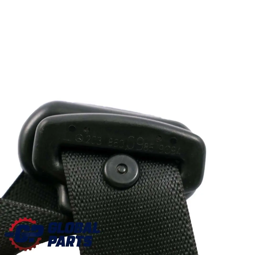Mercedes W203 SportCoupé CL203 Cintura di sicurezza anteriore sinistra Nero - SKU A2038606386 - Numero di parte A2038606386