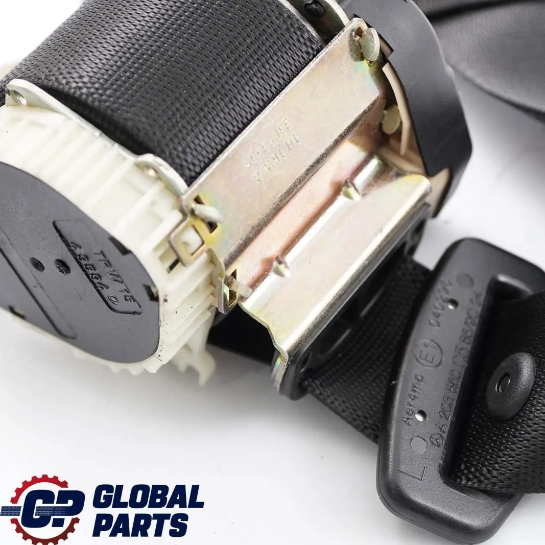  Mercedes-Benz C-Class W203 Rear Left N/S Seat Belt Black - SKU A2038608785-1 - Part number A2038608785
