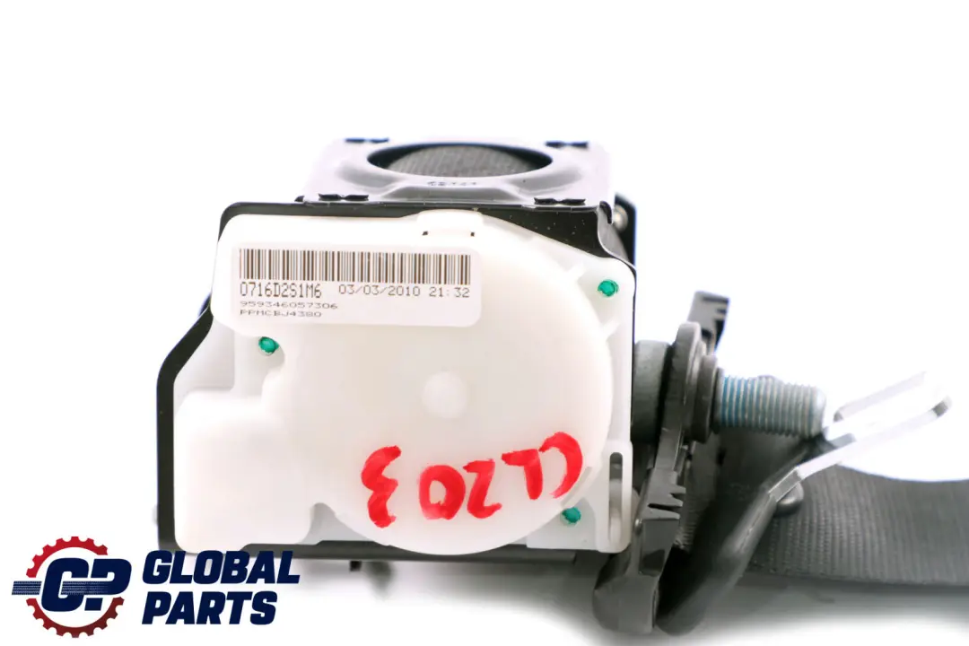  Mercedes-Benz CLC-Class CL203 Rear Right O/S Seat Belt Seatbelt - SKU A2038609085 - Part number A2038609085