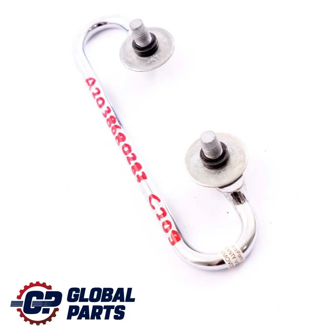 Belt Front Holder Bracket to Mercedes C209 W209 Seat with Part number A2038680287 Mercedes C209 W209 Seat Belt Front Holder Bracket - SKU A2038680287 - Part number A2038680287