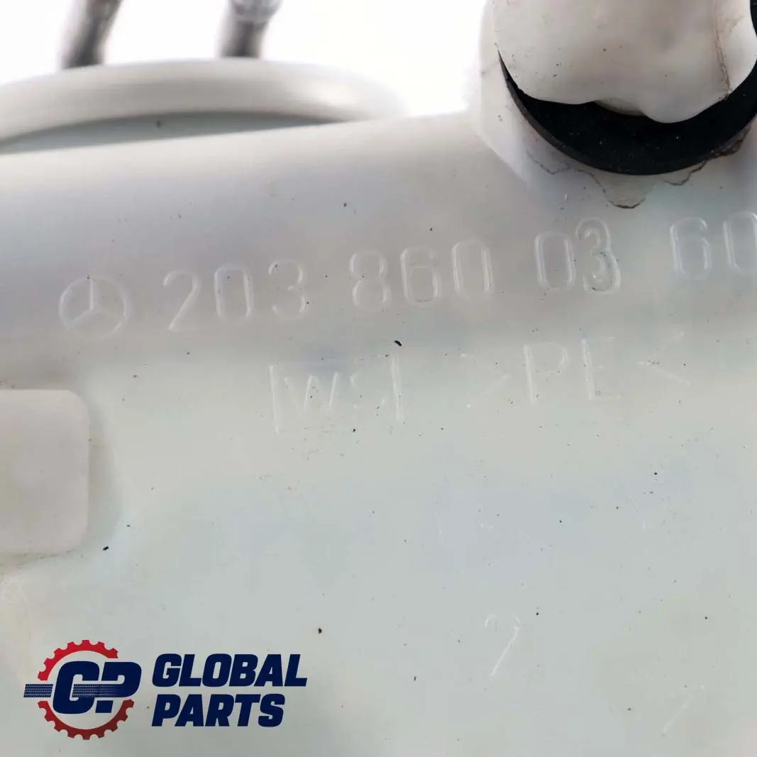 Windscreen Washer Bottle Tank Reservoir to Mercedes W203 with Part number A2038600360 Mercedes W203 Windscreen Washer Bottle Tank Reservoir - SKU A2038690020 - Part number A2038600360