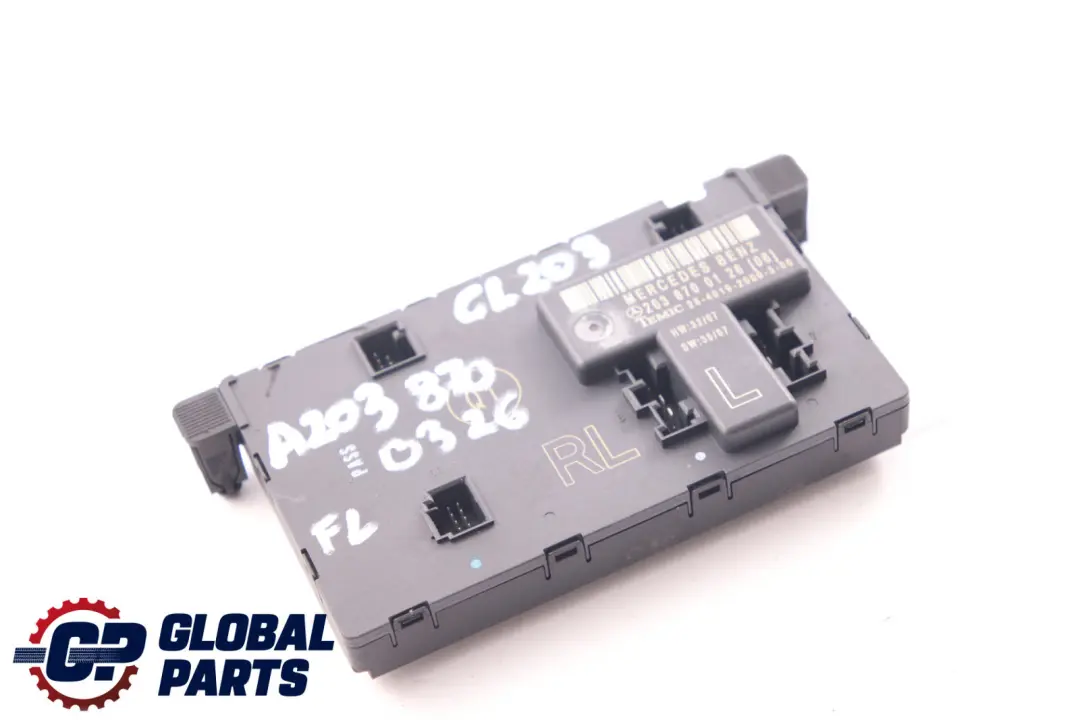 Front Left N/S Door Control Module Unit A2038700126 to Mercedes CLC CL203 with Part number A2038700326 Mercedes CLC CL203 Front Left N/S Door Control Module Unit A2038700126 - SKU A2038700326 - Part number A2038700326