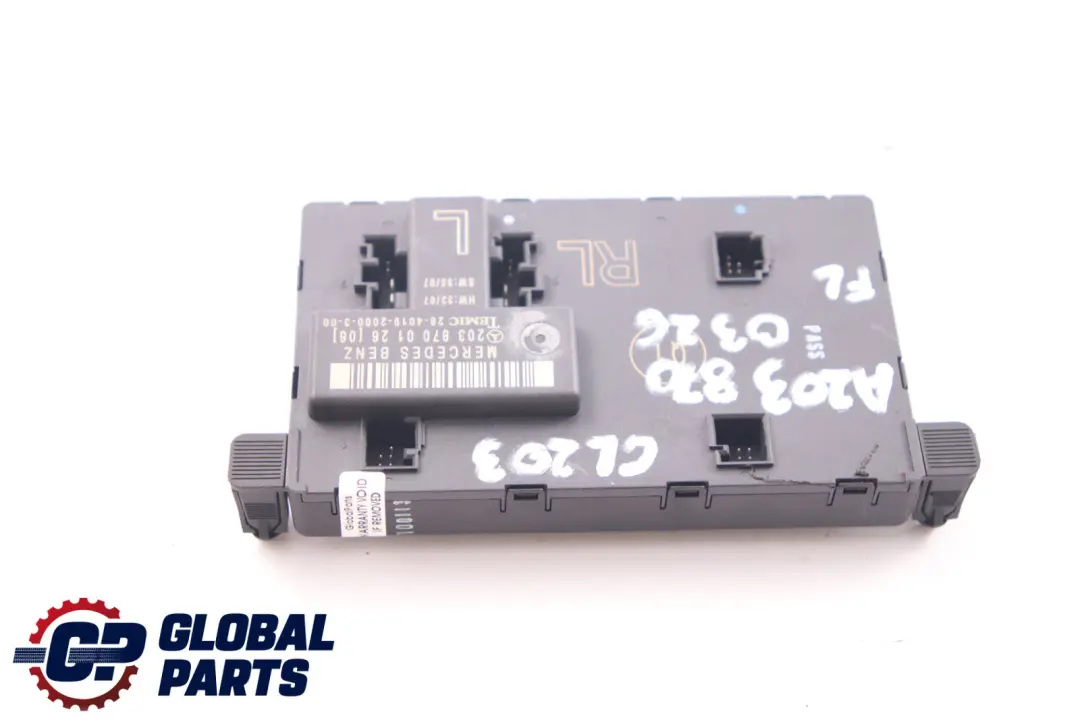 Mercedes CLC CL203 Front Left N/S Door Control Module Unit A2038700126 - SKU A2038700326 - Part number A2038700326