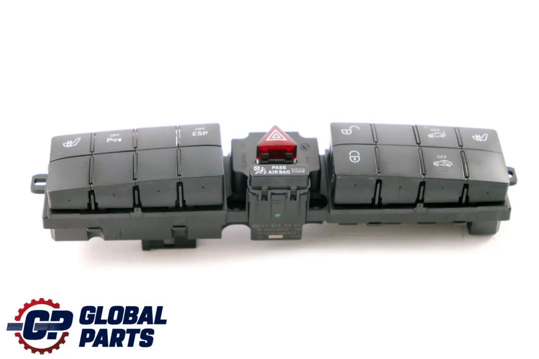 Heated Seats Control Lock Switch Panel to Mercedes CLC-Class CL203 with Part number A2038700351 Mercedes CLC-Class CL203 Heated Seats Control Lock Switch Panel - SKU A2038700351 - Part number A2038700351