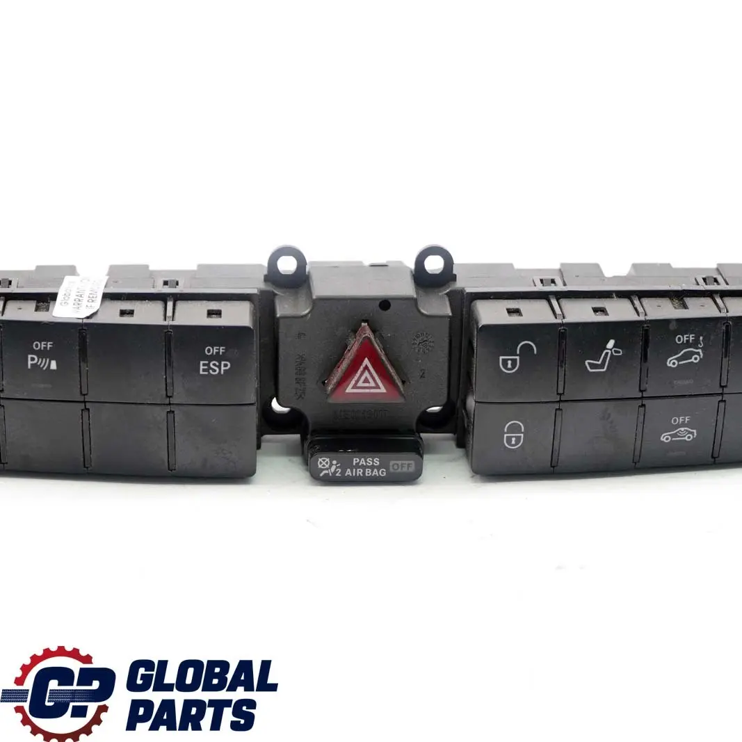 Mercedes-Benz C W203 Hazard Central Locking Control Switch Panel to with Part number A2038701810 Mercedes-Benz C W203 Hazard Central Locking Control Switch Panel - SKU A2038701810 - Part number A2038701810