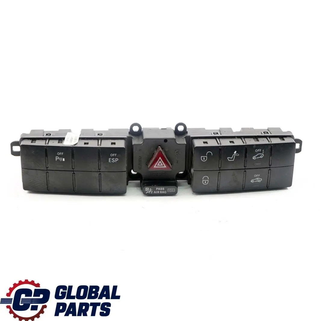 Mercedes-Benz C W203 Hazard Central Locking Control Switch Panel to with Part number A2038701810 Mercedes-Benz C W203 Hazard Central Locking Control Switch Panel - SKU A2038701810 - Part number A2038701810