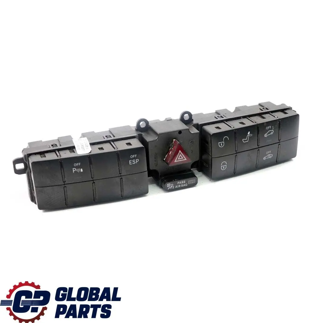 Mercedes-Benz C W203 Hazard Central Locking Control Switch Panel to with Part number A2038701810 Mercedes-Benz C W203 Hazard Central Locking Control Switch Panel - SKU A2038701810 - Part number A2038701810