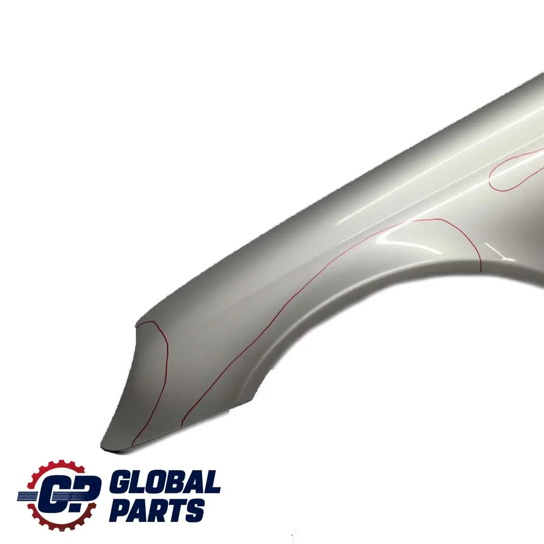  Mercedes-Benz C W203 Front Left N/S Side Panel Wing Fender Brilliant Silver - SKU A2038800118-BS - Part number A2038800118