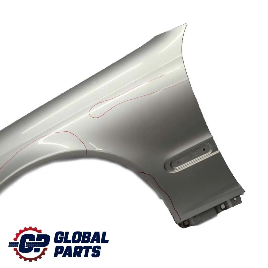  Mercedes-Benz C W203 Front Left N/S Side Panel Wing Fender Brilliant Silver - SKU A2038800118-BS - Part number A2038800118