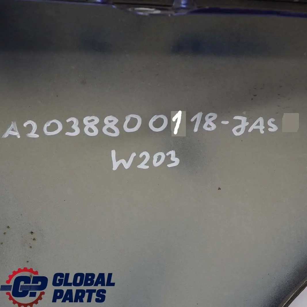 Mercedes-Benz W203 Front Left N/S Side Panel Wing Fender Jaspisblau Blue - 345 to with Part number A2038800118 Mercedes-Benz W203 Front Left N/S Side Panel Wing Fender Jaspisblau Blue - 345 - SKU A2038800118-JAS - Part number A2038800118