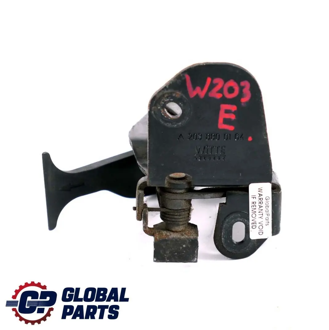 Mercedes W203 Engine Bonnet Hood Lock Catch Mechanism - SKU A2038800164 - Part number A2038800164