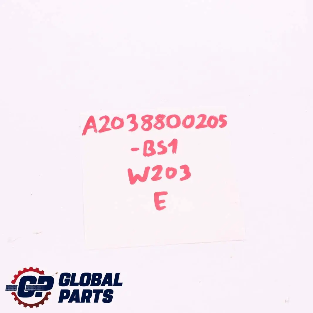 Mercedes C CLK Klasse W203 C209 Abdeckung Lufteinlassgitter Brilliant Silver - SKU A2038800205-BS1 - Teilenummer A2038800205