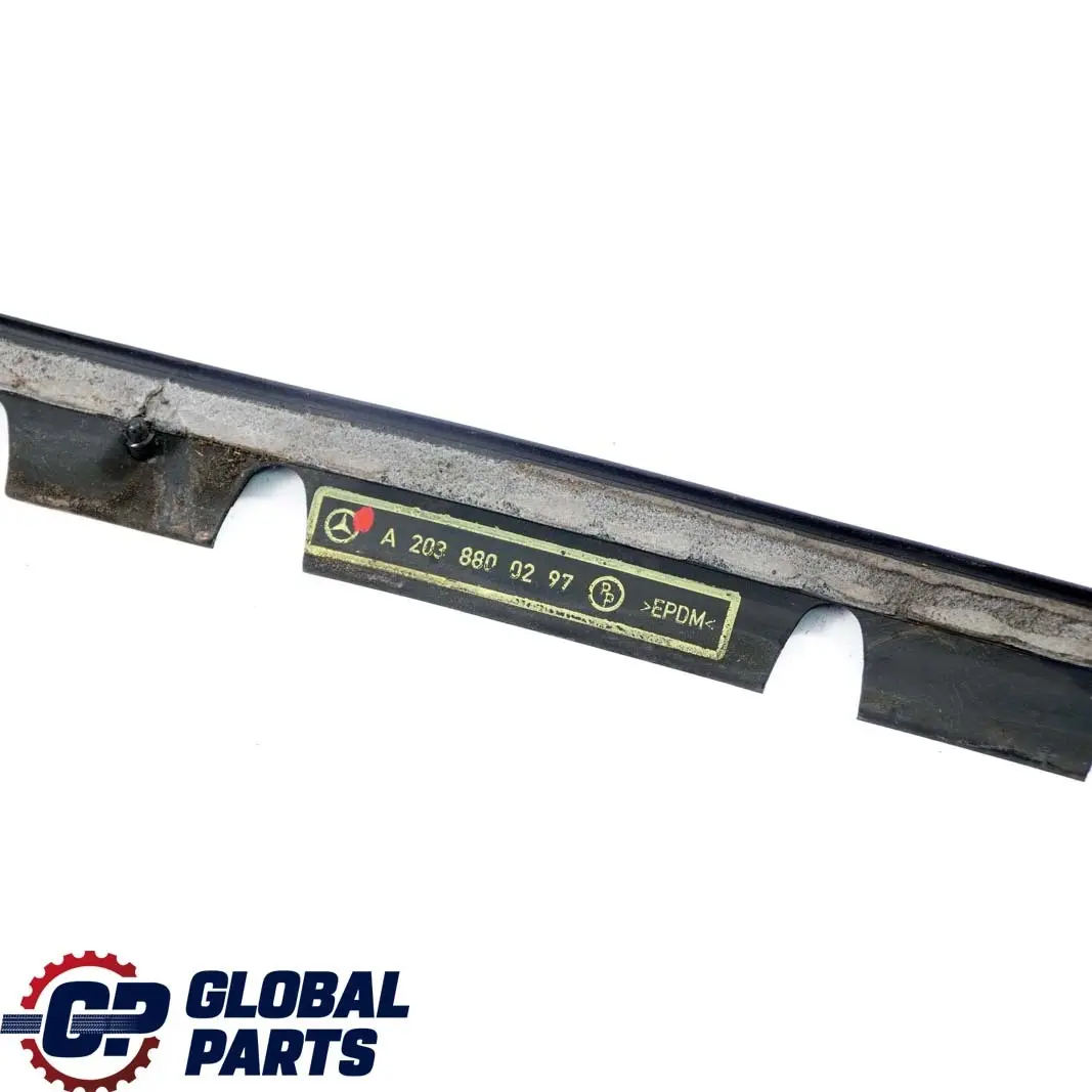 Mercedes-Benz C-Class W203 Front Right O/S Wing Panel Fender Rubber Seal Gasket to with Part number A2038800297 Mercedes-Benz C-Class W203 Front Right O/S Wing Panel Fender Rubber Seal Gasket - SKU A2038800297 - Part number A2038800297