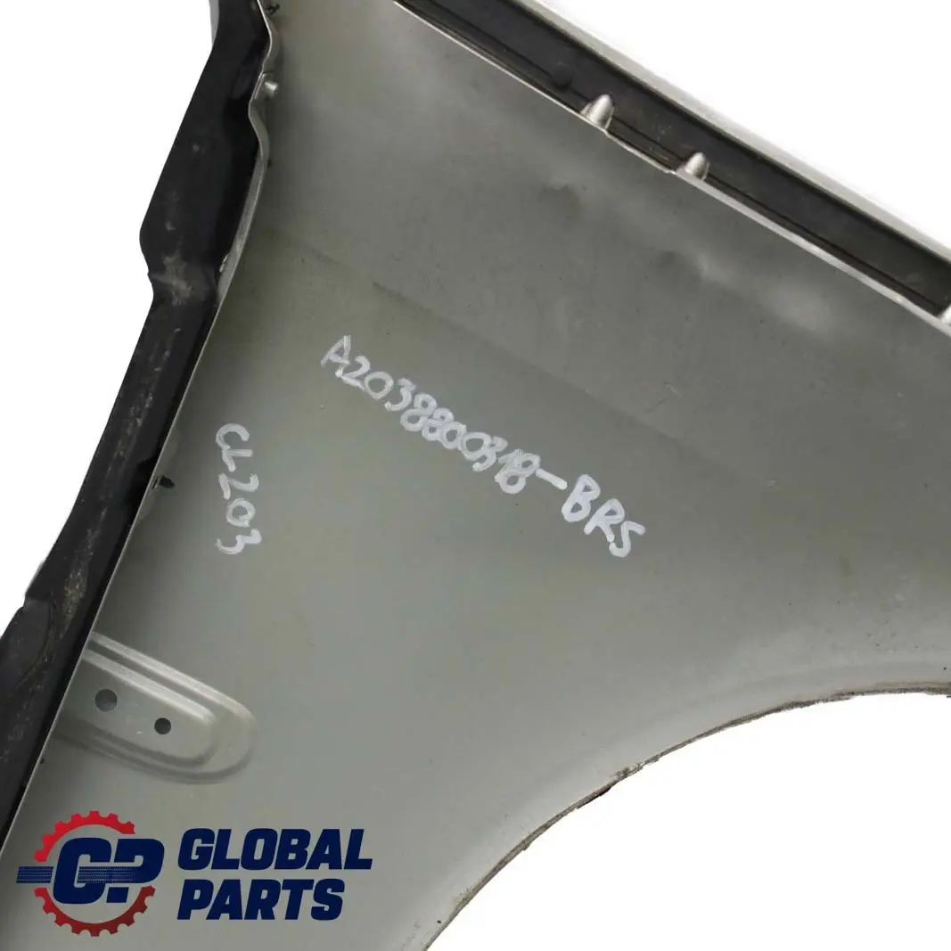 Mercedes-Benz CL203 W203 Front Left N/S Side Panel Wing Fender Brilliant Silver to with Part number A2038800318 Mercedes-Benz CL203 W203 Front Left N/S Side Panel Wing Fender Brilliant Silver - SKU A2038800318-BRS - Part number A2038800318