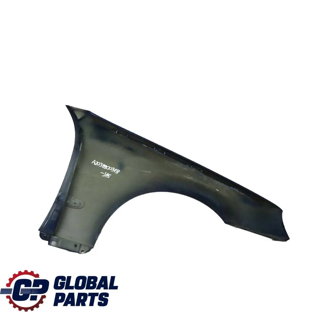  Mercedes-Benz CL203 Front Left N/S Side Panel Wing Fender Jaspisblau Blue - 345 - SKU A2038800318-JAS - Part number A2038800318