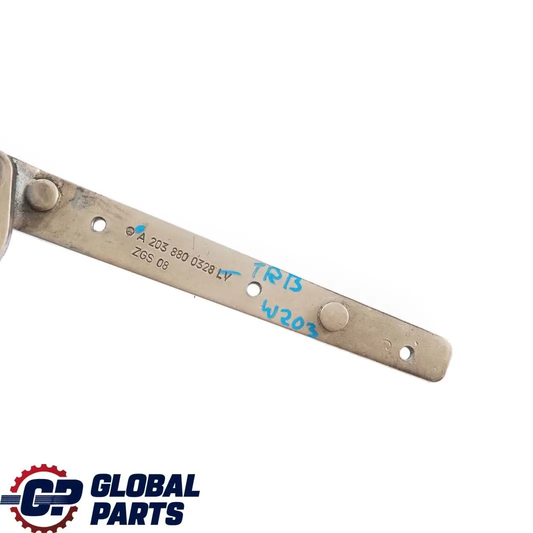 Mercedes-Benz C-Class W203 Hinge Left N/S Bonnet Front Travertine Beige 693 to with Part number A2038800328 Mercedes-Benz C-Class W203 Hinge Left N/S Bonnet Front Travertine Beige 693 - SKU A2038800328-TRB - Part number A2038800328