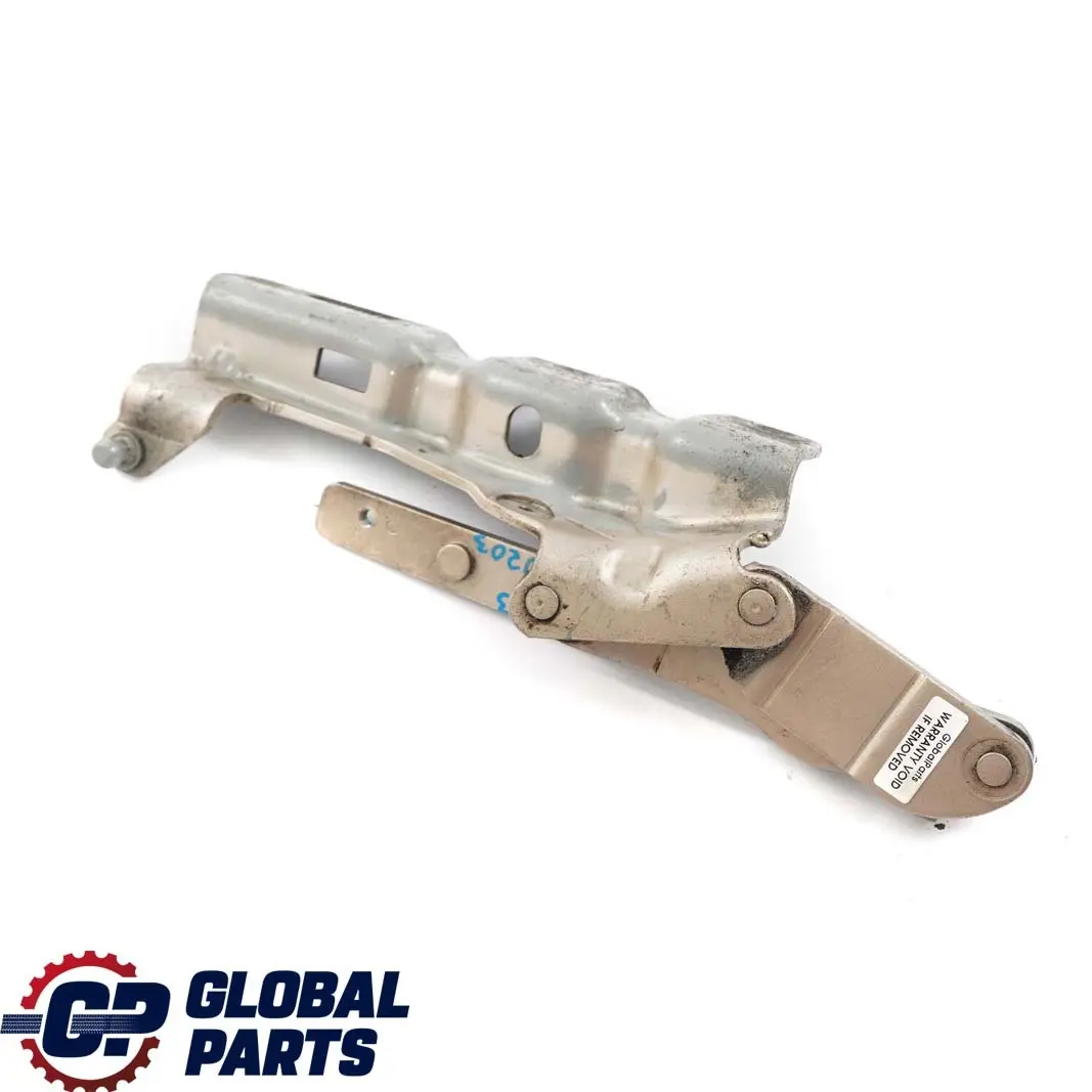  Mercedes-Benz Clase C W203 Bisagra Izquierda Capo Delantero Travertino Beige 693 - SKU A2038800328-TRB - Número de pieza A2038800328