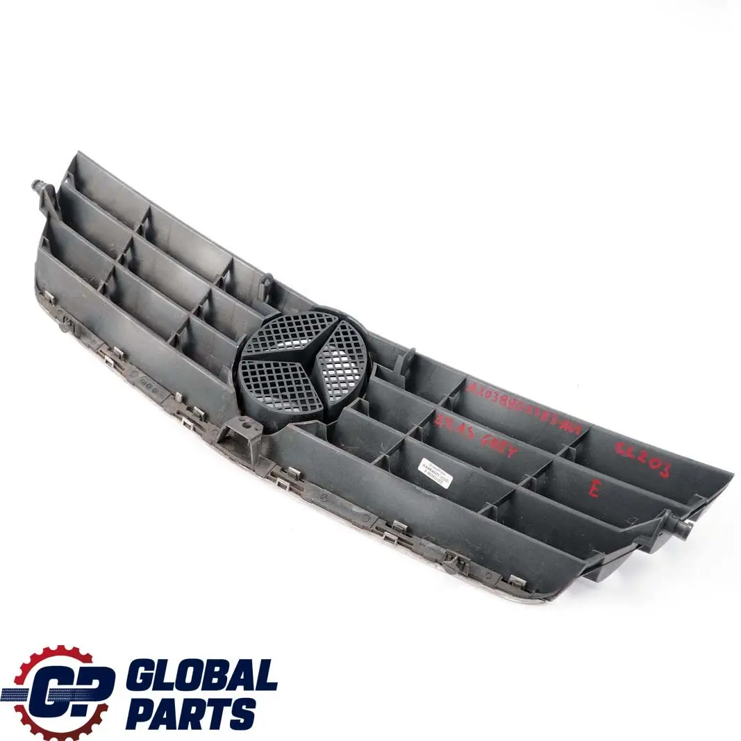  Mercedes-Benz CLC CL203 1 Kühlergrill Grill Träger Atlas Grey Grau A203880038 - SKU A2038800383-AG1 - Teilenummer A2038800383