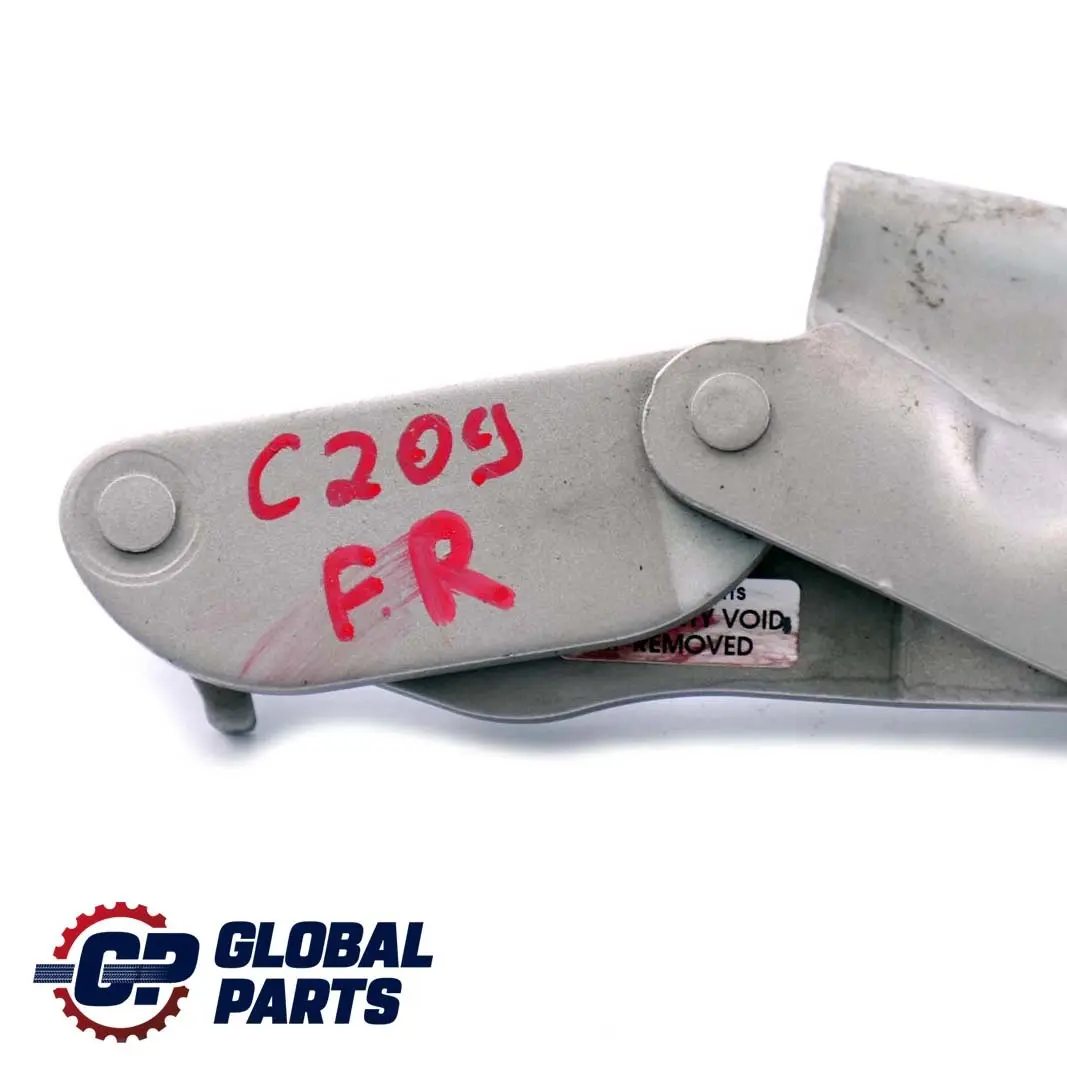 Hinge Right O/S Bonnet Front Cubanite Silver to Mercedes C-Class W203 with Part number A2038800428 Mercedes C-Class W203 Hinge Right O/S Bonnet Front Cubanite Silver - SKU A2038800428-CS - Part number A2038800428