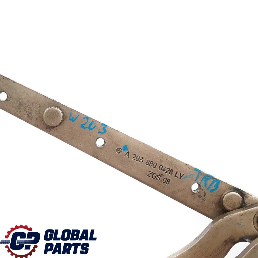 Mercedes-Benz C-Class W203 Hinge Right O/S Bonnet Front Travertine Beige 693 to with Part number A2038800428 Mercedes-Benz C-Class W203 Hinge Right O/S Bonnet Front Travertine Beige 693 - SKU A2038800428-TRB - Part number A2038800428