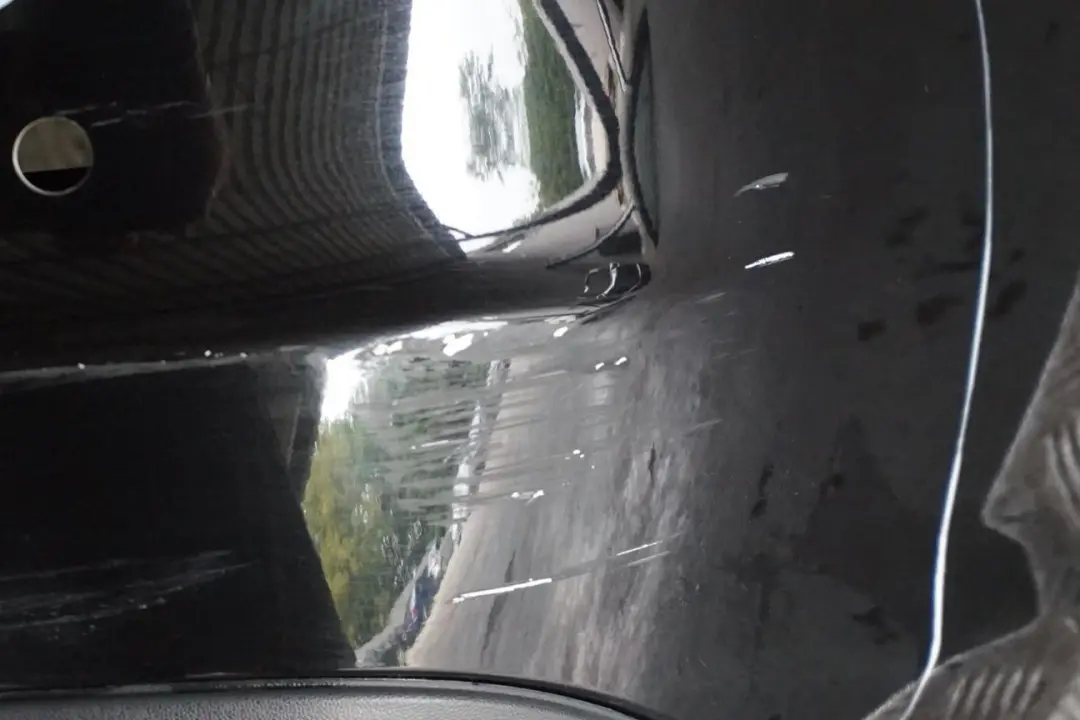 Bumper Trim Panel Obsidian Black - 197U to Mercedes CLC CL203 Rear with Part number A2038801540 Mercedes CLC CL203 Rear Bumper Trim Panel Obsidian Black - 197U - SKU A2038801540-OB - Part number A2038801540