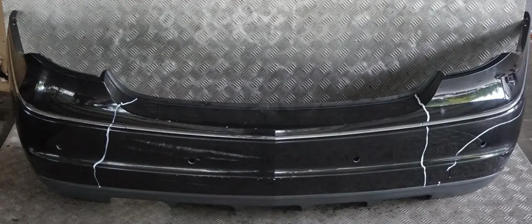Mercedes CLC CL203 Rear Bumper Trim Panel Obsidian Black - 197U - SKU A2038801540-OB - Part number A2038801540