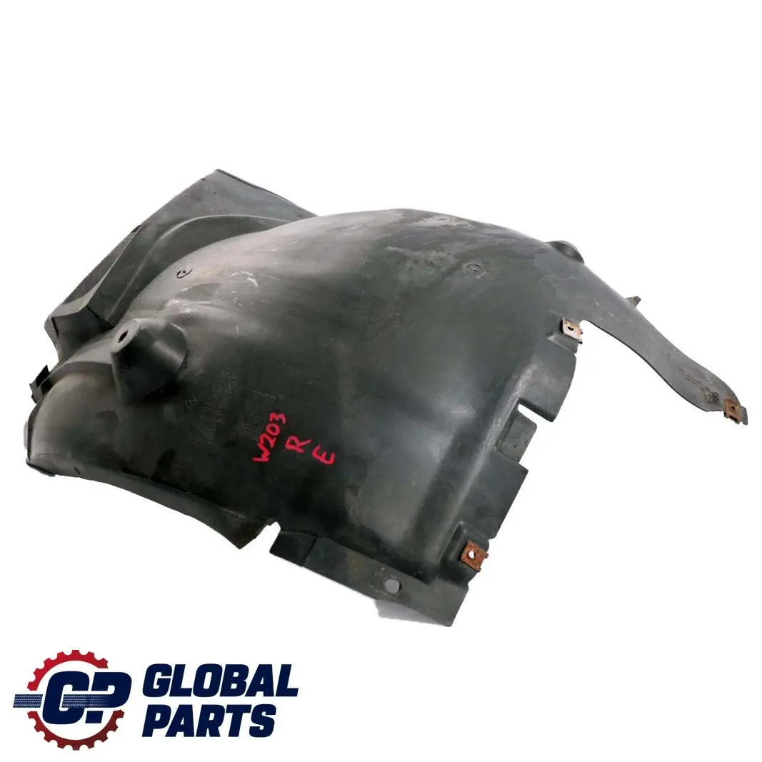 Front Right O/S Wheel Arch Splash Guard Cover to Mercedes W203 with Part number A2038840622 Mercedes W203 Front Right O/S Wheel Arch Splash Guard Cover - SKU A2038840622 - Part number A2038840622