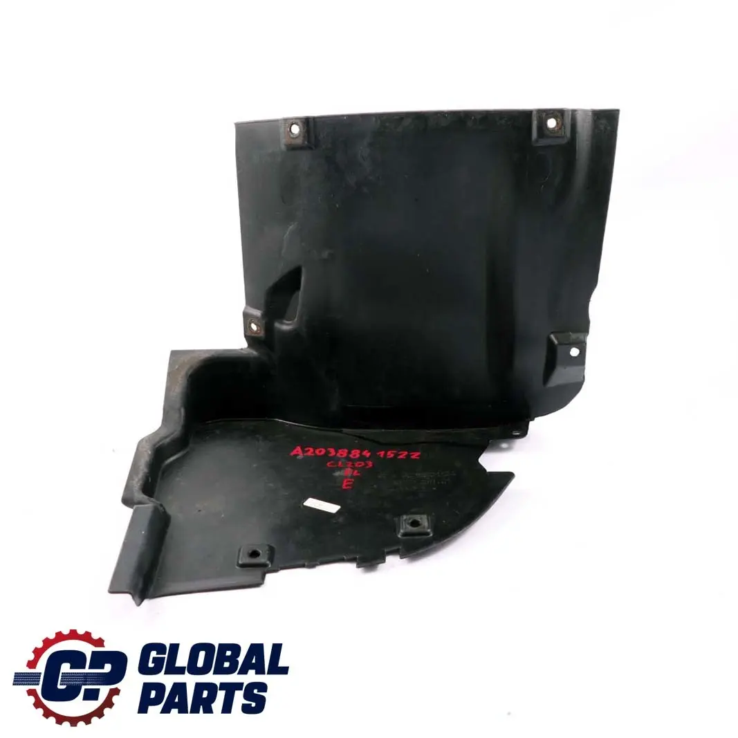 Vorne Links Radlaufabdeckung Trim Unten A2038801124 für Mercedes CLC CL203 mit Teilenummer A2038841522 Mercedes CLC CL203 Vorne Links Radlaufabdeckung Trim Unten A2038801124 - SKU A2038841522 - Teilenummer A2038841522