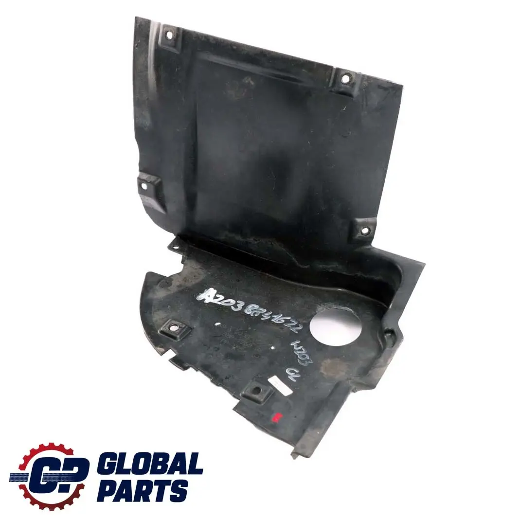 Mercedes CLC CL203 Vordere rechte Radkastenabdeckung Trim Bottom - SKU A2038841622 - Teilenummer A2038801224