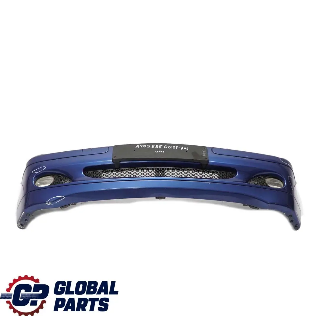Mercedes-Benz C Klasse W203 Stossfänger Vorn Jaspisblau Blau Metallic - 345 für mit Teilenummer A2038850025 Mercedes-Benz C Klasse W203 Stossfänger Vorn Jaspisblau Blau Metallic - 345 - SKU A2038850025-JAS - Teilenummer A2038850025