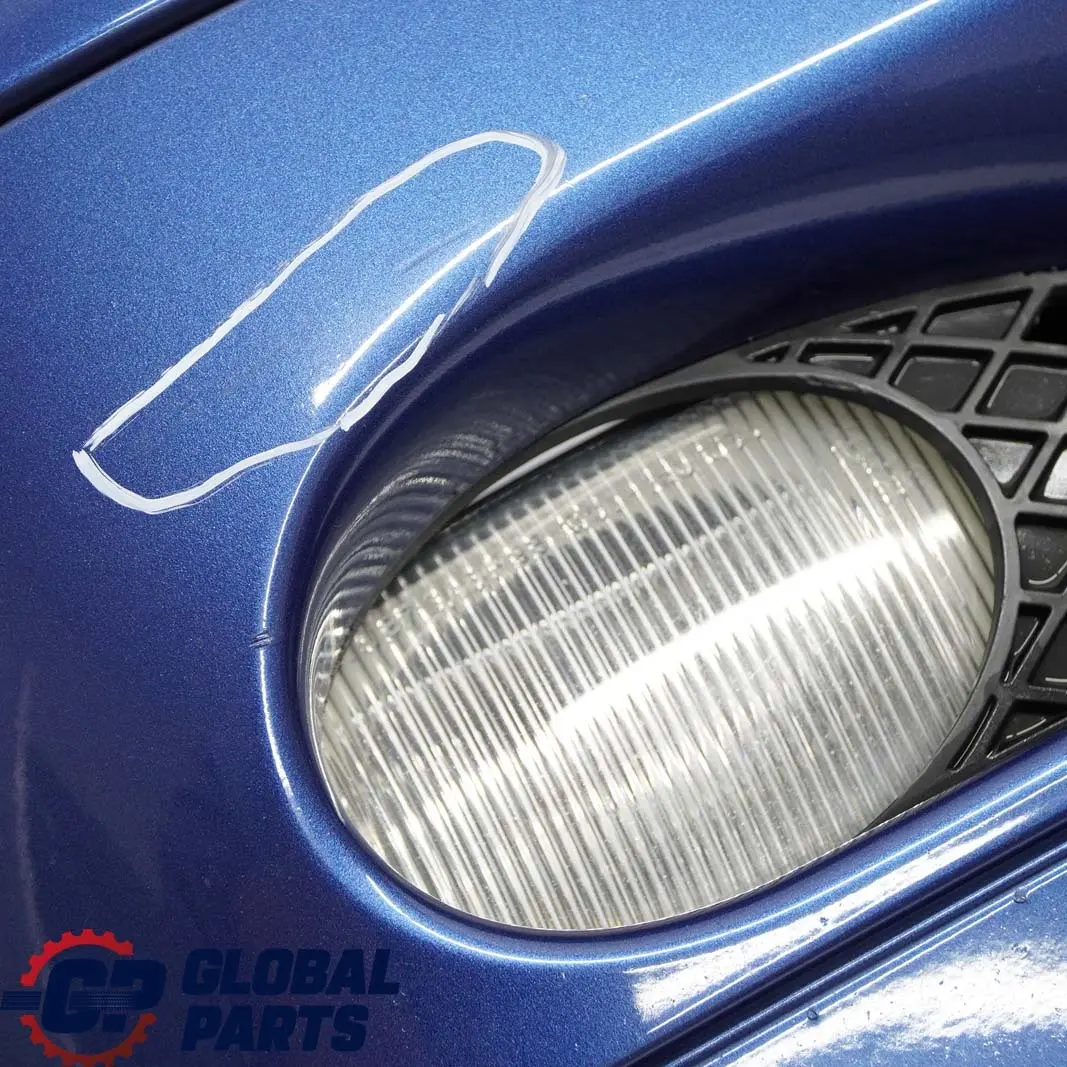 Mercedes-Benz C-Class W203 Front Bumper Trim Panel Jaspisblau Blue - 345 to with Part number A2038850025 Mercedes-Benz C-Class W203 Front Bumper Trim Panel Jaspisblau Blue - 345 - SKU A2038850025-JAS - Part number A2038850025